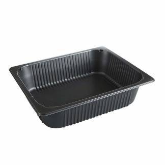 Plastbakke 1/2GN extra høj PP 327x268x80mm 4895ml 92stk/kar