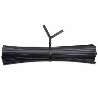 Twist-Ties PE 150mm sort 1000stk/pak