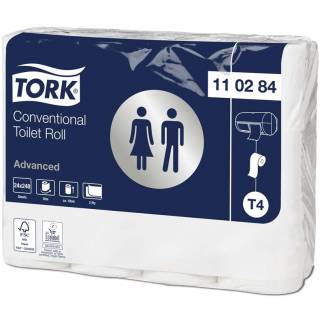 Toiletpapir Tork Advanced T4 2-lags 35m 110284 24rul/kar