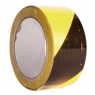 Tape advarsels gul/sort 48mmx33m