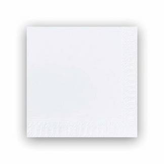 Servietter Duni 3-lags hvid 33cm 1000stk/kar