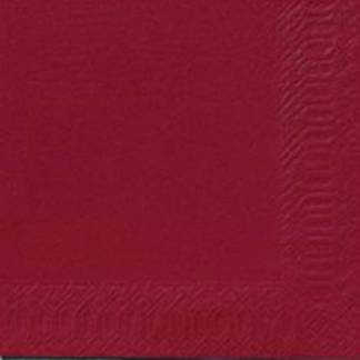 Servietter Duni 3-lags bordeaux 33cm 1000stk/kar