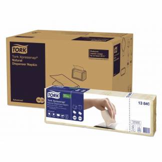Serviet Tork Xpressnap 1-lags natur med symbol 9000stk/pak