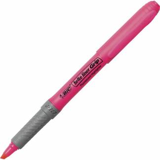 Tekstmarker Bic brite liner Grip pink