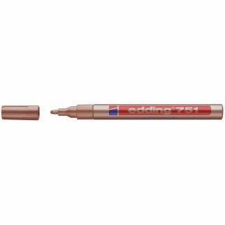 Paint marker Edding 751 permanent kobber rund spids 1-2mm