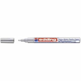 Paint marker Edding 751 permanent sølv rund spids 1-2mm