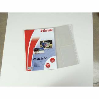 Fotolommer 80my 10x15cm A4 klar 25stk/pak