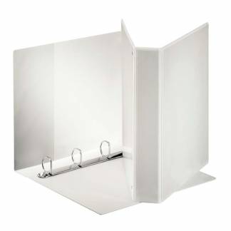 Hobbymappe Esselte Maxi hvid 40mm 4-rings D-mek. 55295