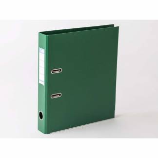 Brevordner Q-Line grøn A4 metalskinne 50mm ryg
