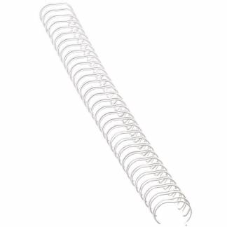 Spiralrygge Fellowes 3:1 wire 14mm hvid A4 34 ringe 100stk/pk