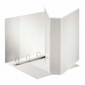 Hobbymappe Esselte A4 Maxi m/lomme 85/60 mm 4DR hvid