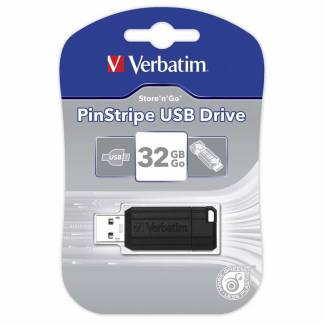 USB Flash Drive Verbatim 32GB Store'n'Go Pin Stripe