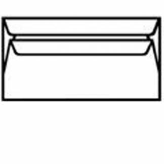 Kuverter hvid 110x220mm M65 90g Mailman 13387 500stk/pak