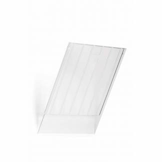 Brochureholder Flexiboxx A4 frontplade klar stående