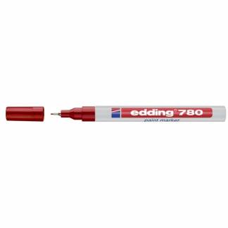 Paint marker Edding 780 rød 0,8mm metalindfattet spids