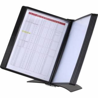 Registersystem A4 Easymount t/20 lommer sort bordmodel excl. lommer SORT 1x1x1mm (1)280610