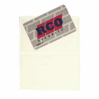 Visitkortlommer 105x60mm selvk. åben i lang side 100stk