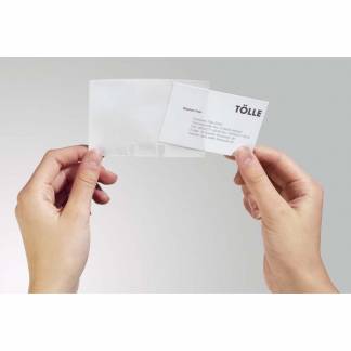 Visitkortlomme VISIFIX klar Pk/40 stk T/2413 & 2417