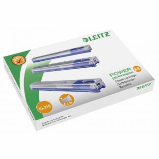 Hæfteklammekassetter Leitz 6mm blå 5x210stk/pak