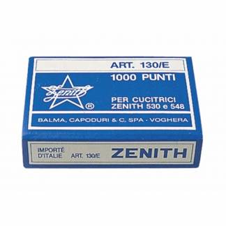 Hæfteklammer stål Zenith 130/E (6/4) 1000stk/pak