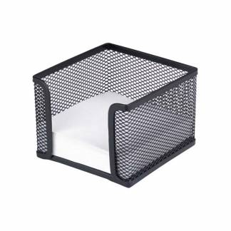 Memoholder tråd metal sort inkl. blok