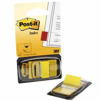 Post-it indexfaner 680-5 gul 25,4x43,2mm 50stk/pak