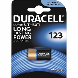 Batteri Duracell Ultra Photo 123 Lithium 1stk/pak