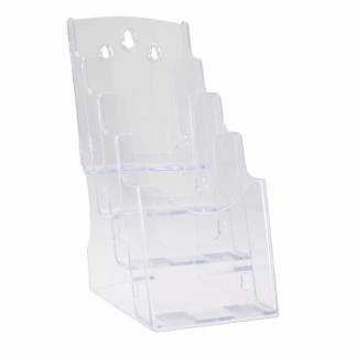 Brochureholder bnt klar A6 4 rum t/bord 730x390x580mm