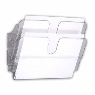 Avisholdere IDEAL FlexiPlus klar vandret til væg indeh. 2stk