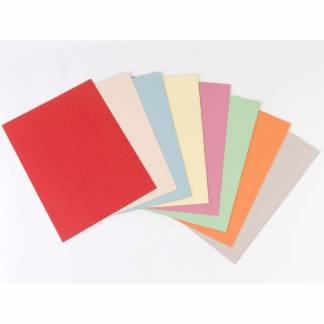 Kartonmappe m/1 klap A4 250g 315x230mm blå nr. 103