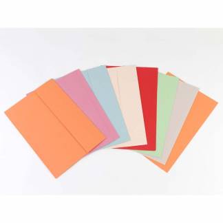 Kartonmappe m/1 klap folio 250g 370x250mm blå nr. 103