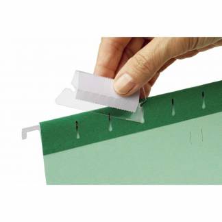 Fane Esselte klar 50x15mm m/indstik 25st/pkt