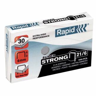 Hæfteklammer 21/6 G Super Strong 1000stk/pak