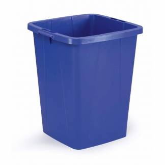 Affaldsspand DURABIN 90l firkantet blå