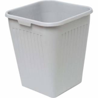 Papirkurv Orth 25 L firkantet plast grå