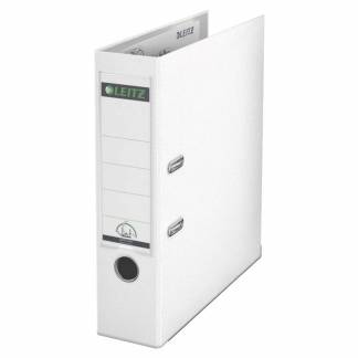 Brevordner Leitz 180 PP A4 80mm hvid