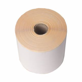 Termoetiket u/tryk hvid TOP 60x80mm perm. kl&aelig;b 1000stk/rul