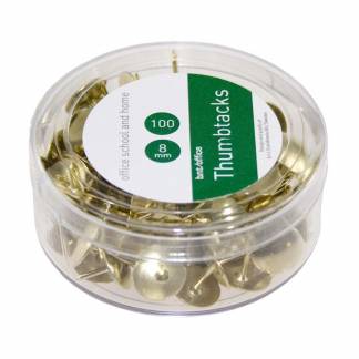 Tegnestifter messing bnt/Office 100stk/pak