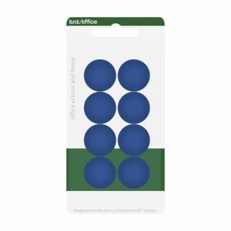 Magneter bnt blå Ø20mm blister 8stk/pak