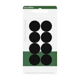 Magneter bnt sort Ø20mm blister 8stk/pak