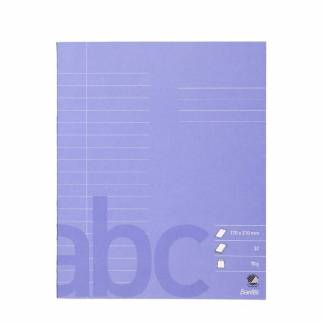 Skolehæfte Bantex 17x21cm lin 18 linjer 32bl 70g lys lilla