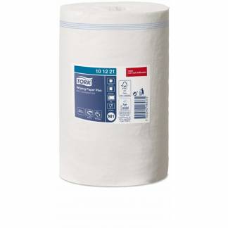 Aftørringspapir Tork Plus M1 101221 2lag hvid 75m 11rul/kar Mini