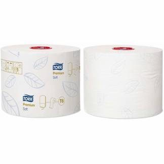 Toiletpapir Tork Mid-Size T6 PremSoft 2-lag 90m 127520 27rl