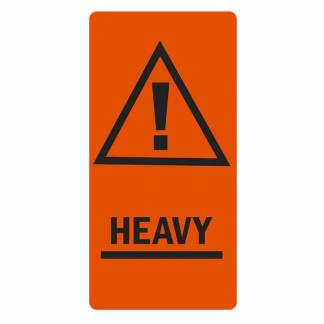 Etiketter selvkl&aelig;bende tryk: Heavy 100x50mm 250st/rul