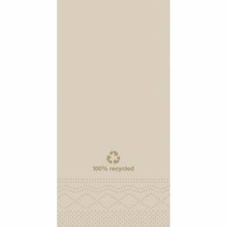 Servietter Tork 2-lags 1/8 fold natur 33cm 200stk/pak
