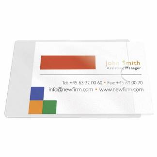 Magnetlomme 6x9cm t/visitkort åben kort side 50stk/pak