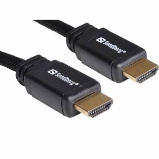 Kabel Sandberg HDMI 2.0 19M-19M sort 1m