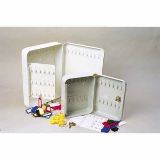 N&oslash;gleskab metal B&uuml;ngers hvid t/20 n&oslash;gler