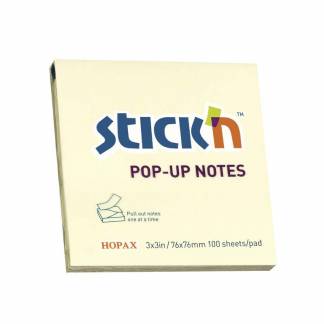 Z-notes Stick'N gul 76x76mm 100blade
