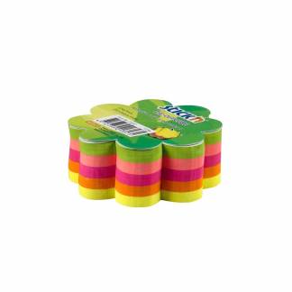 Notes Stick'N Neon Blomst 5 ass. farver 67x67mm 250blade